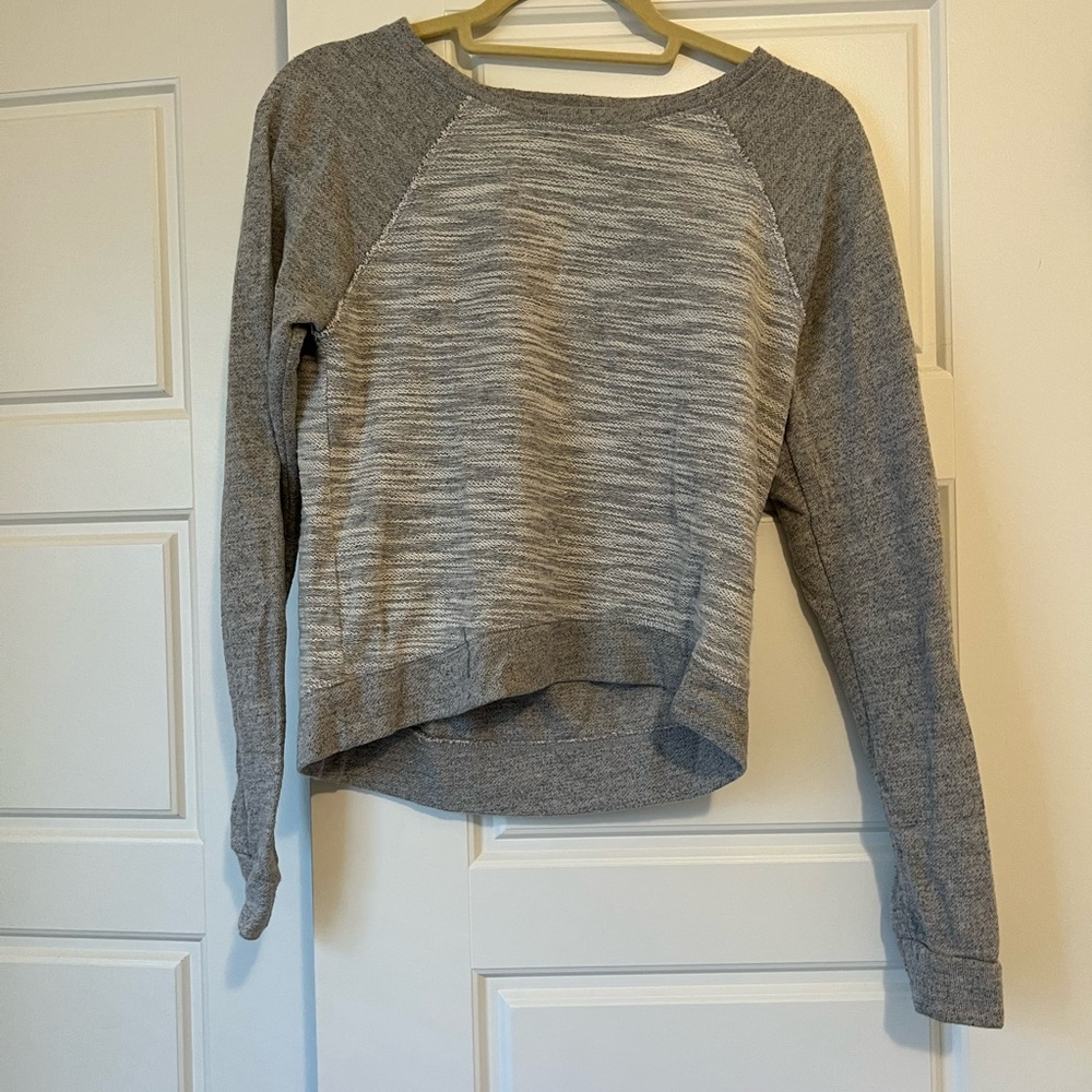 Gray sweater